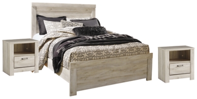 Bellaby Queen Panel Bed with 2 Nightstands, , large