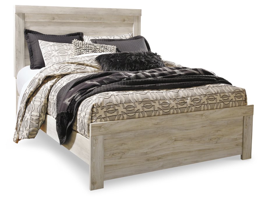 Cama Bellaby Queen con panel, cómoda y espejo - image 4