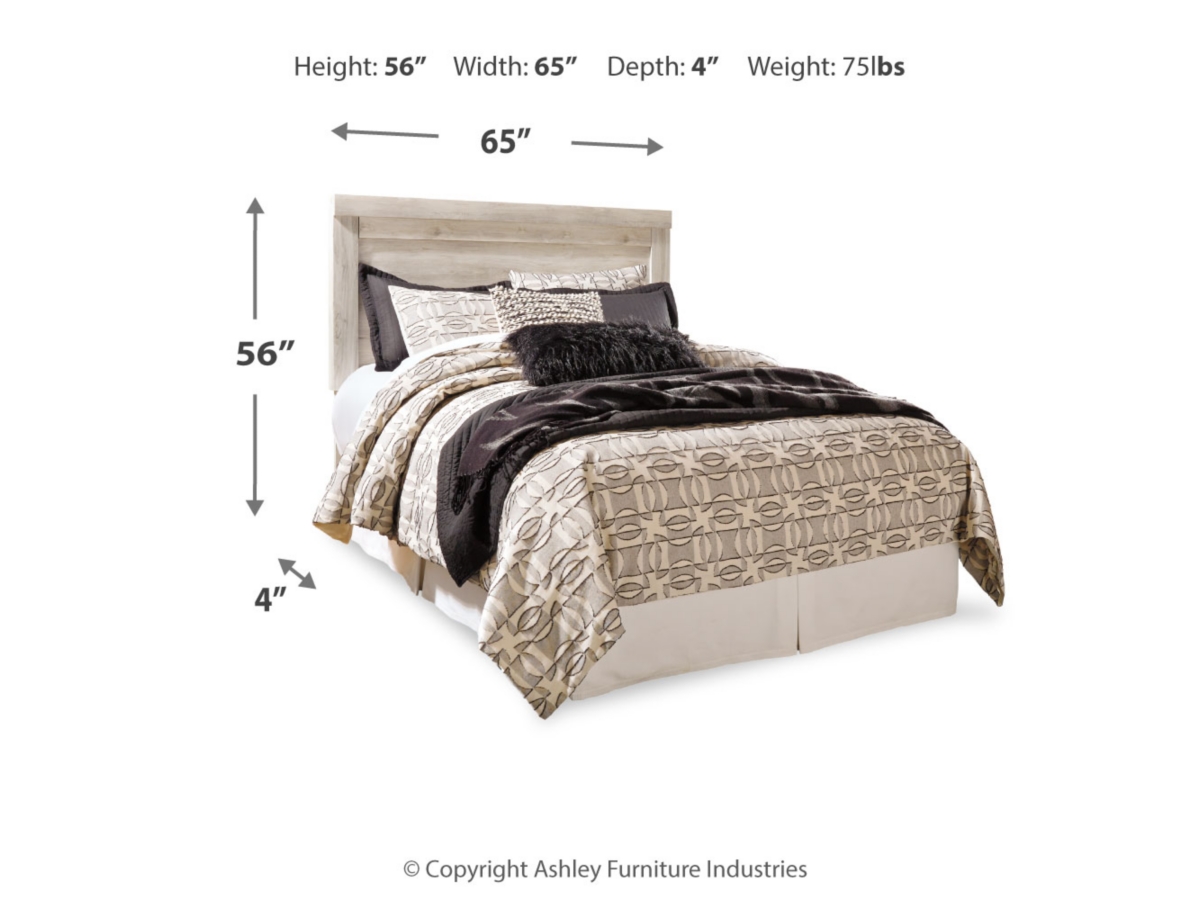 Bellaby Panel Headboard - Whitewash