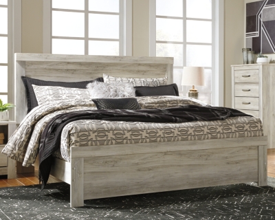 Bellaby King Panel Bed, Whitewash