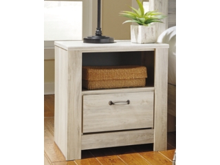 Bellaby 23" 1 Drawer Charging Nightstand