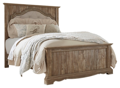 Shellington Queen Mansion Panel Bed Ashley Furniture Homestore