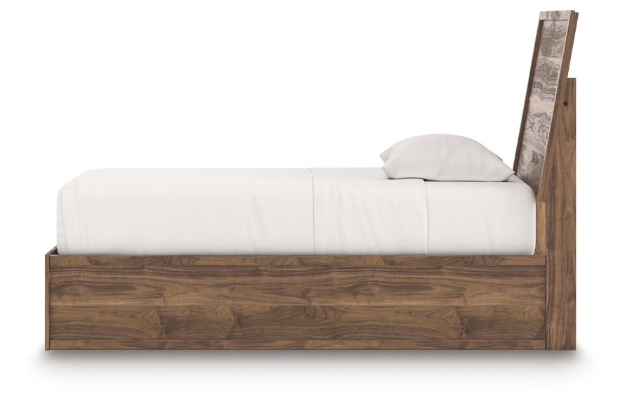 Cama de plataforma de dos paneles, tocador y espejo Zadilyn - image 13