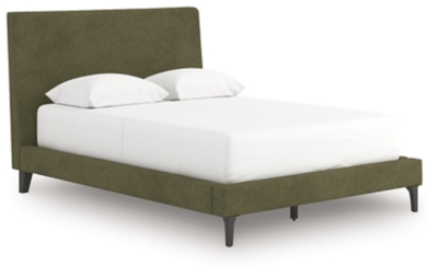 Zadilyn Queen Upholstered Bed with Roll Slats, Sage Green, large