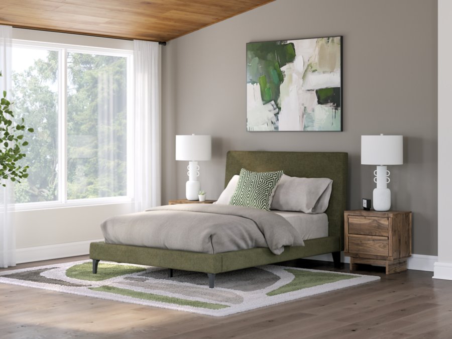 Zadilyn Full Upholstered Bed, Dresser and Mirror - image 16