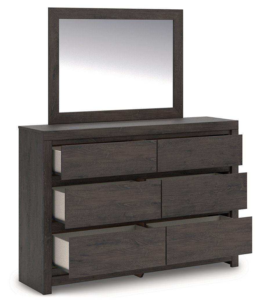 Cama con almacenaje, cómoda y espejo Parlayon Queen - image 4
