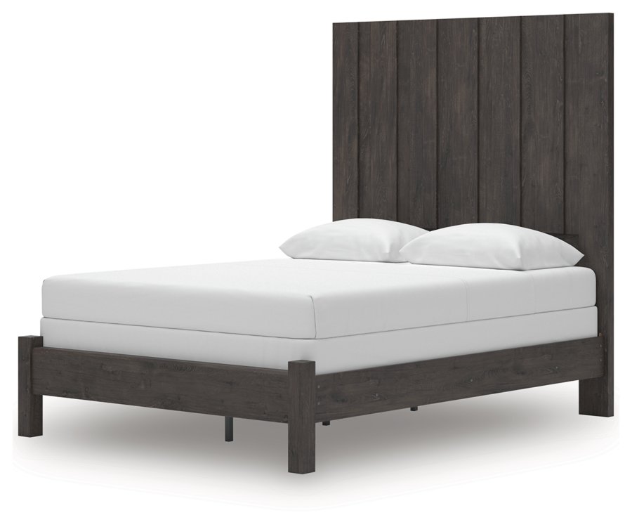 Cama con cabecero Parlayon Queen, cómoda y espejo - image 14