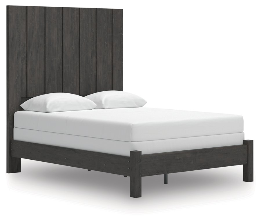 Cama con cabecero Parlayon Queen, cómoda y espejo - image 10