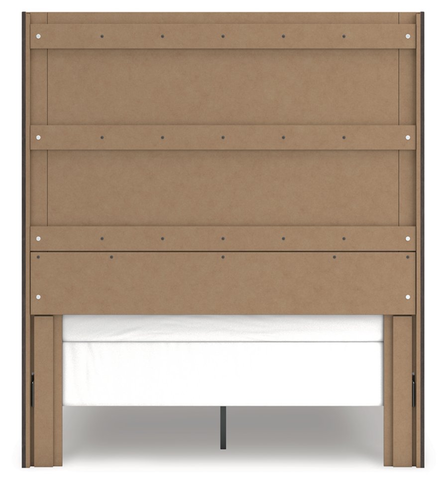 Cama con cabecero Parlayon Queen, cómoda y espejo - image 12