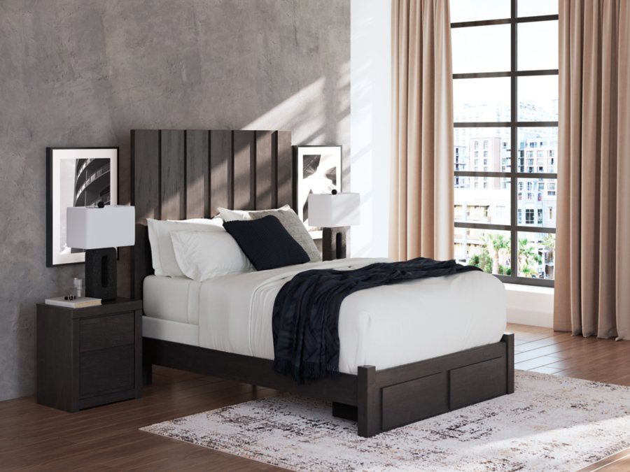 Cama con almacenaje, cómoda y espejo Parlayon Queen - image 17