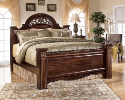 gabriela queen poster bed | ashley furniture homestore