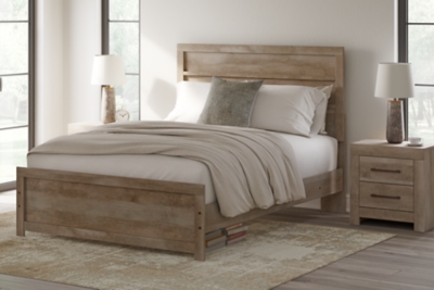 Gachester Queen Panel Bed, Tan