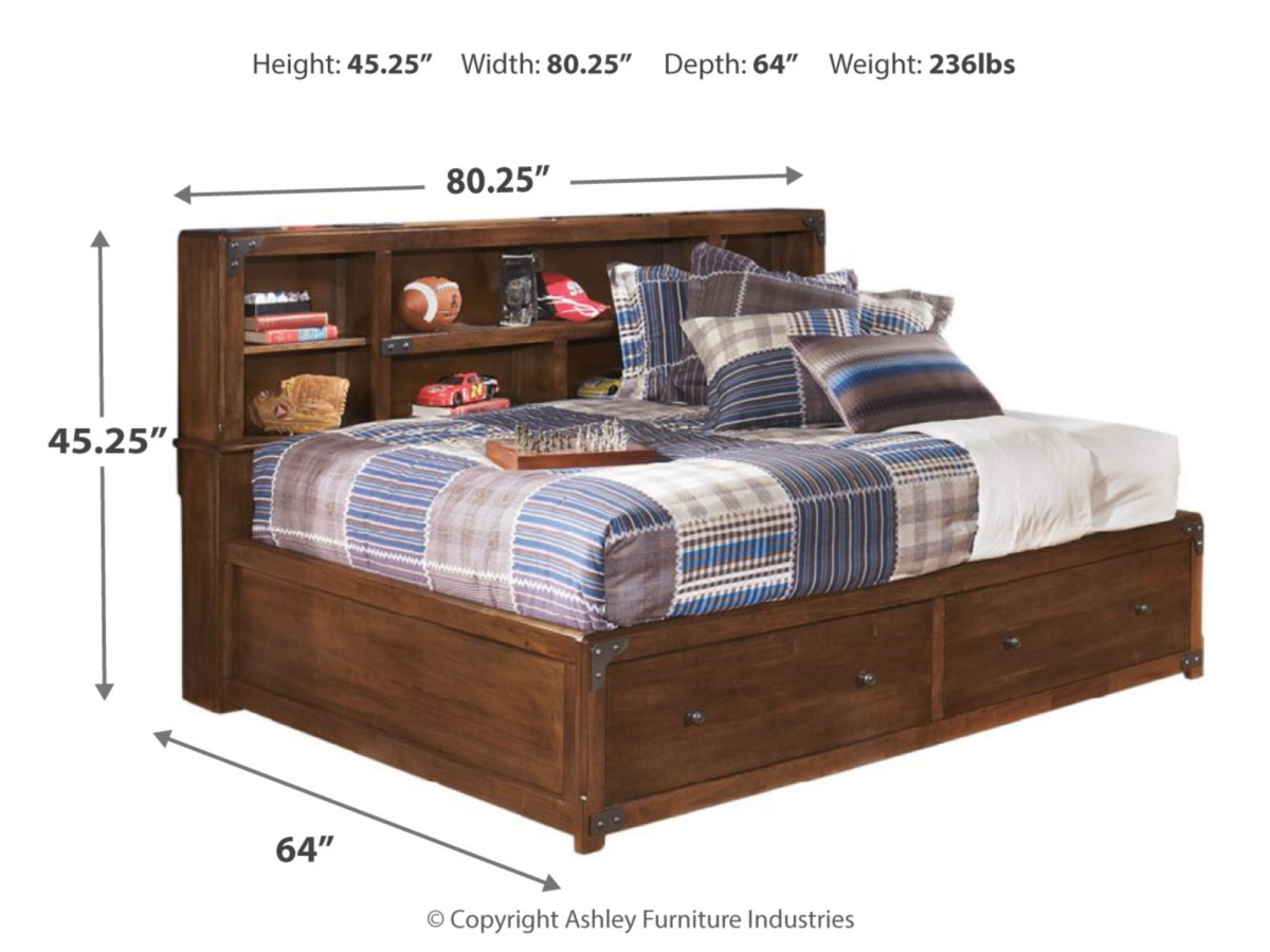 Delburne Full Bookcase Bed Ashley