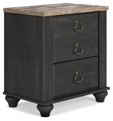 Nanforth Nightstand, Two-tone, large