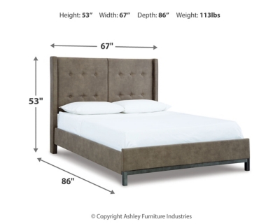 Wittland Queen Upholstered Panel Bed | Ashley
