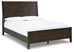 Wittland Queen Panel Bed, Brown, large