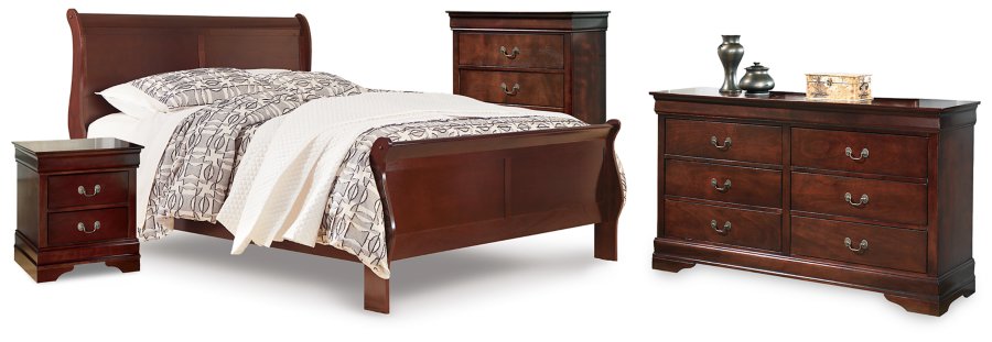 Cama Alisdair Queen, cómoda, sinfonier y mesita de noche - image 1