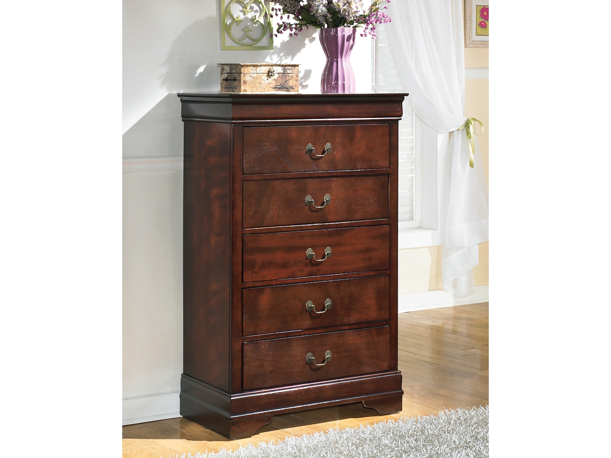 Chester 5 Drawer Chest - Cherry