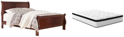 Alisdair Queen Sleigh Bed with Mattress, , large