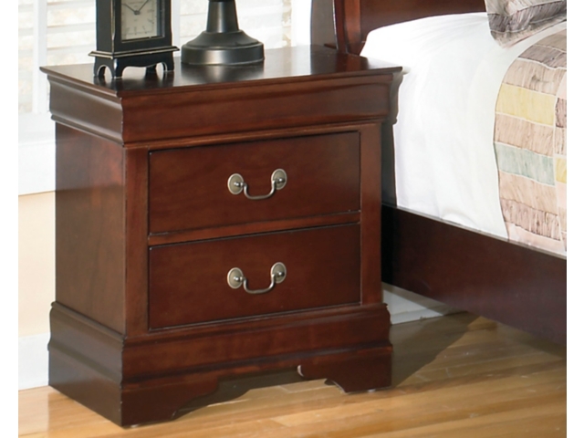 バスライトイヤー　(ウォルナット) 2脚 Alisdair King Sleigh Bed with 2 Nightstands | Ashley