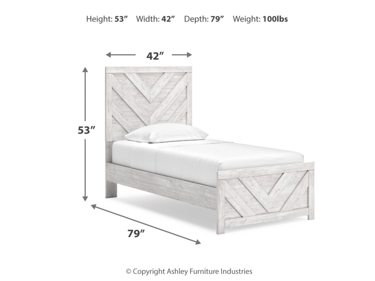 Cayboni Twin Panel Bed | Ashley