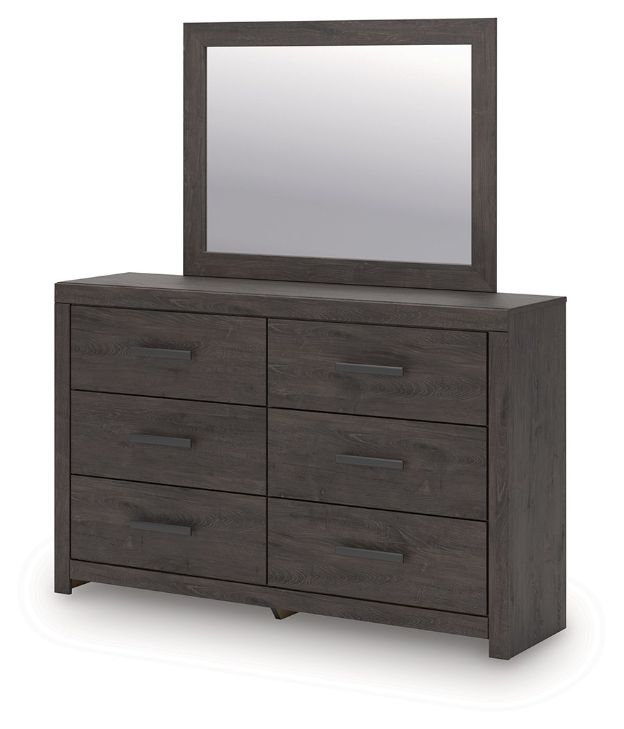 Cama Prendonea de dos paneles, cómoda y espejo - image 8