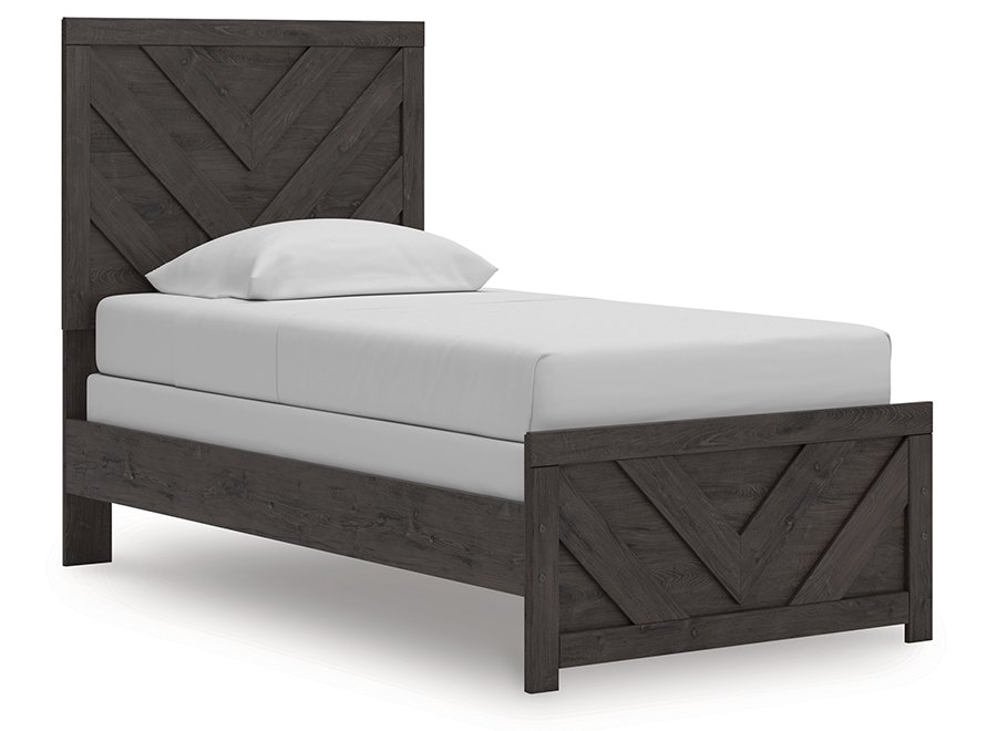 Cama Prendonea de dos paneles, cómoda y espejo - image 10
