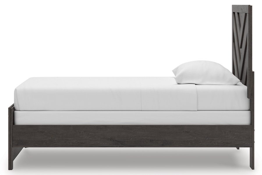 Cama Prendonea de dos paneles, cómoda y espejo - image 13