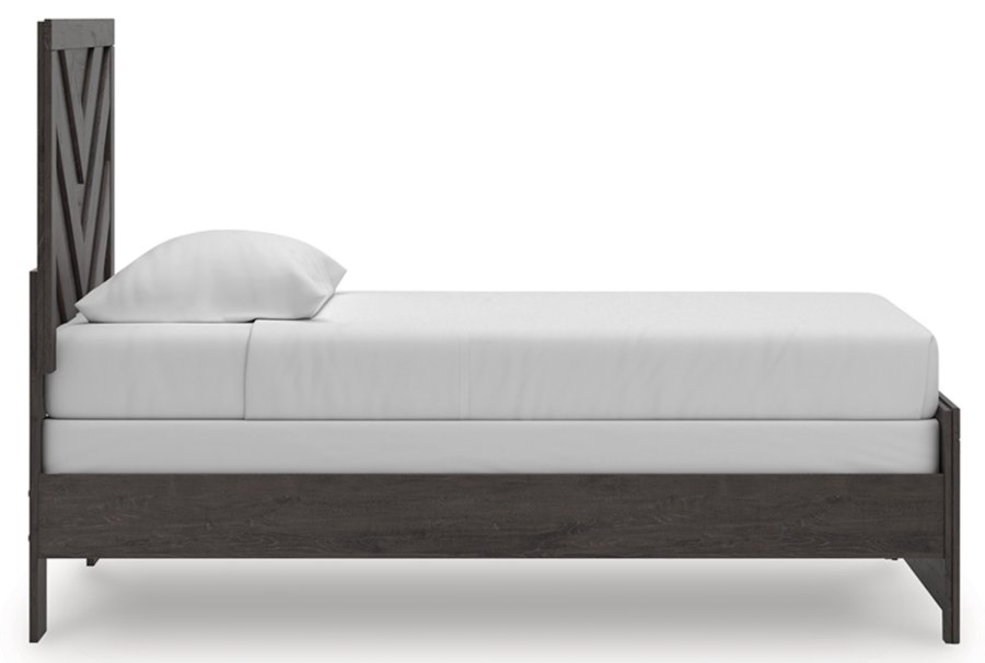 Cama Prendonea de dos paneles, cómoda y espejo - image 11