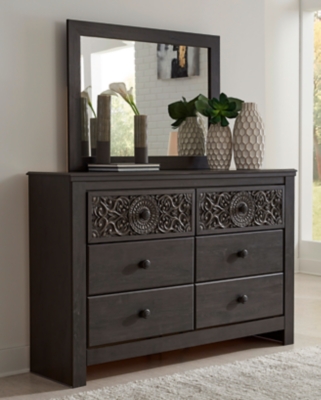 Paxberry dresser deals and mirror