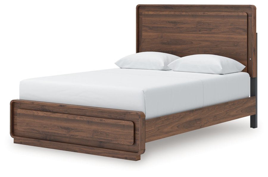 Cama de panel Queen, cómoda y espejo Hollinaze - image 14