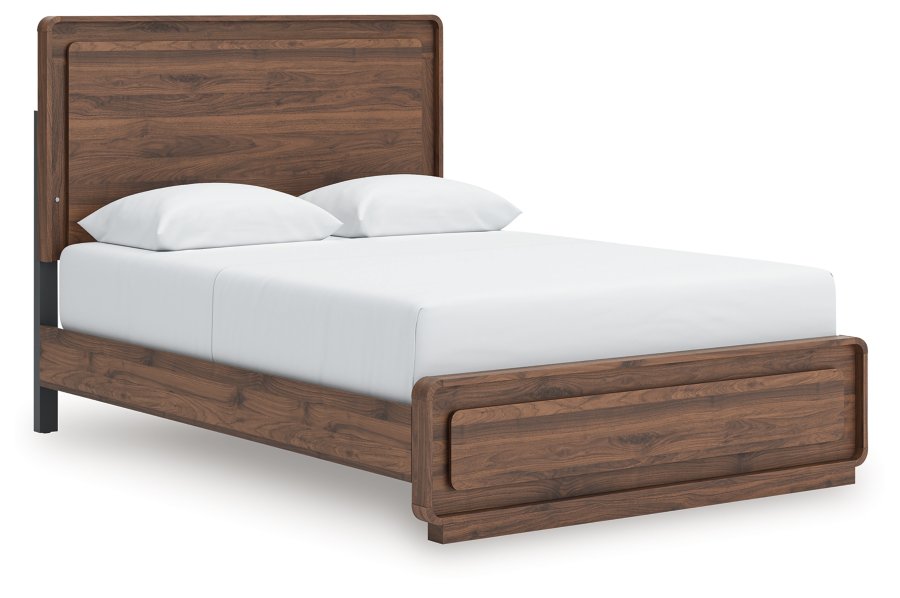 Cama de panel Queen, cómoda y espejo Hollinaze - image 10