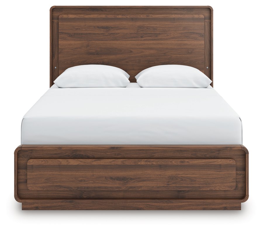 Cama de panel Queen, cómoda y espejo Hollinaze - image 9