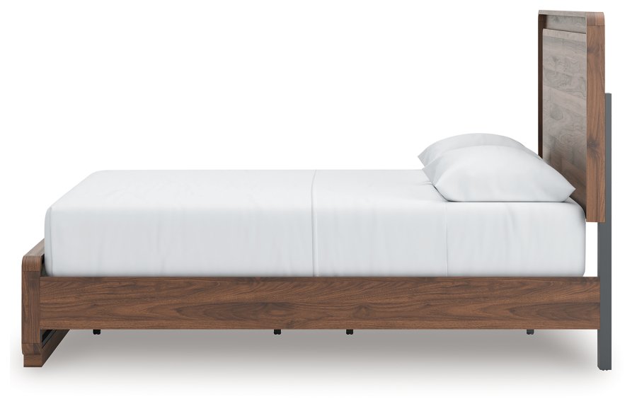 Cama de panel Queen, cómoda y espejo Hollinaze - image 13