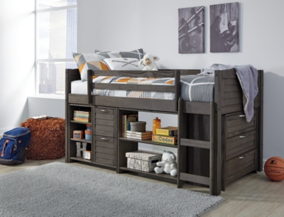 Caitbrook Twin Loft Bed With 1 Large Storage Drawer Ashley