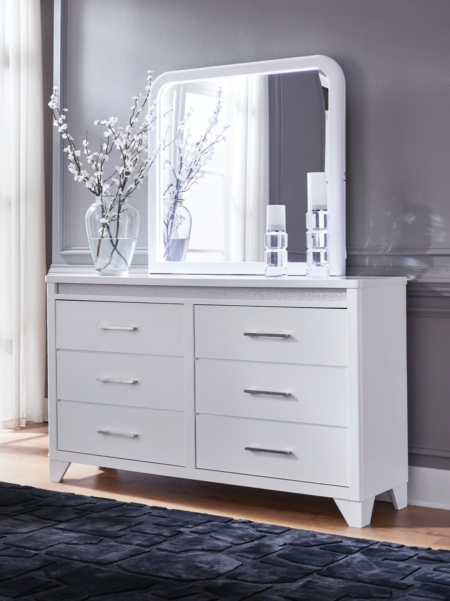 Frostlyn Dresser and Mirror - image 1