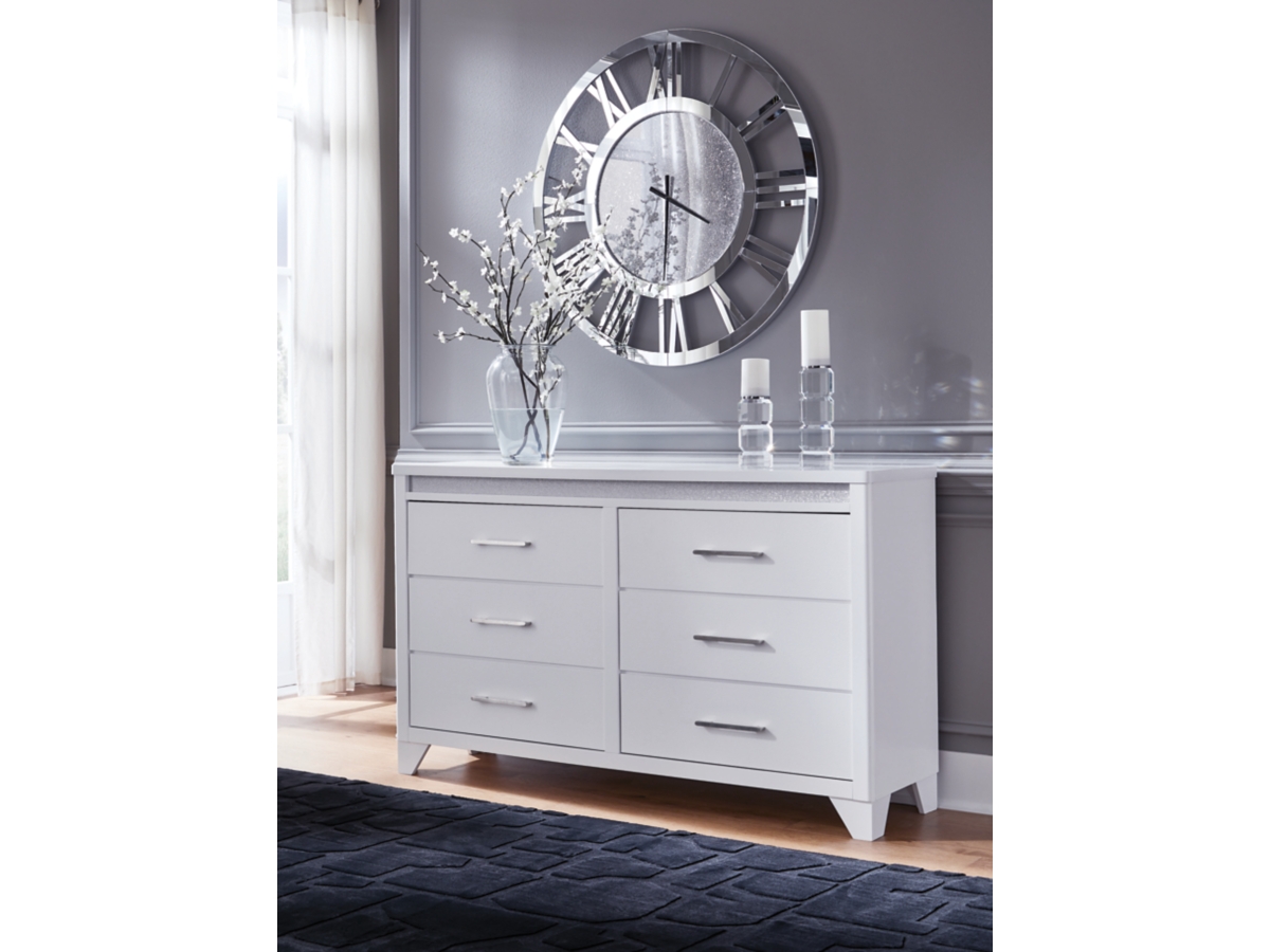 Frostlyn 6 Drawer Dresser | Ashley