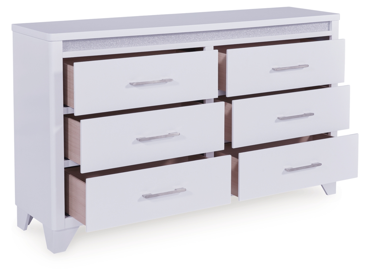 クレア Frostlyn 6 Drawer Dresser | Ashley