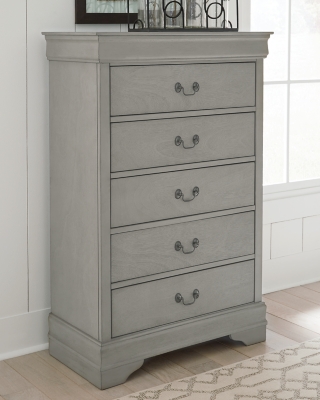 Kordasky Chest of Drawers, Gray, large