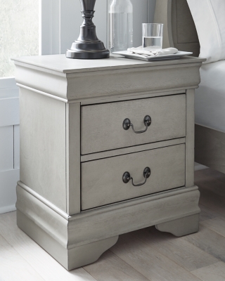 Kordasky Nightstand, Gray, large