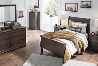 Twin sleigh deals bed ashley furniture