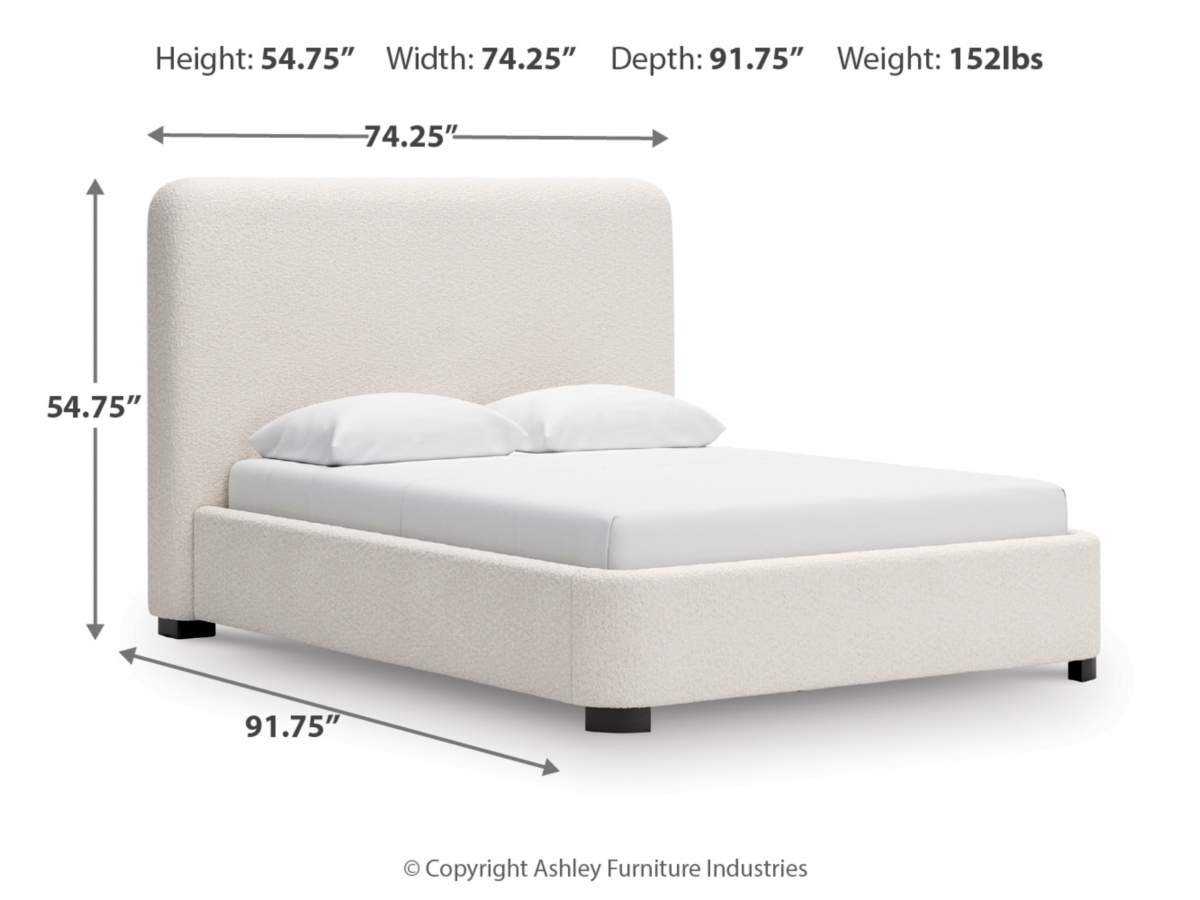 Whittgate Queen Next-Gen Nuvella™ Performance Fabric Bed