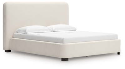 Whittgate California King Upholstered Bed, Beige, large