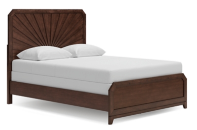 Tandisport Queen Panel Bed, Dark Brown, large