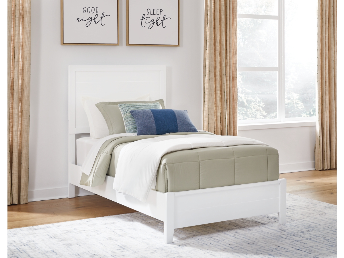 Binterglen Twin Panel Bed - White Binterglen Twin Panel Bed - White