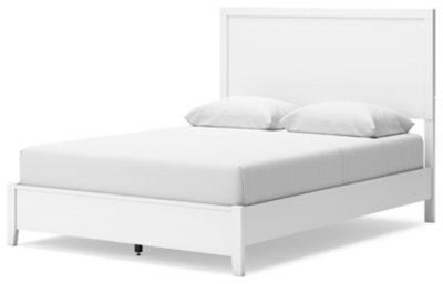 Binterglen California King Panel Bed, White, large
