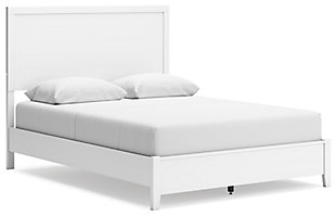 Binterglen Queen Panel Bed, White, large