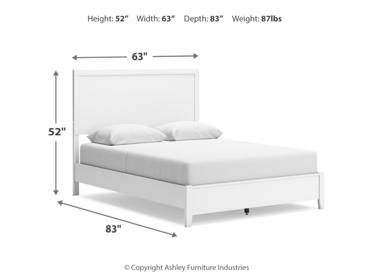 Binterglen Full Panel Bed - White