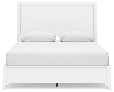 Binterglen California King Panel Bed, White, large