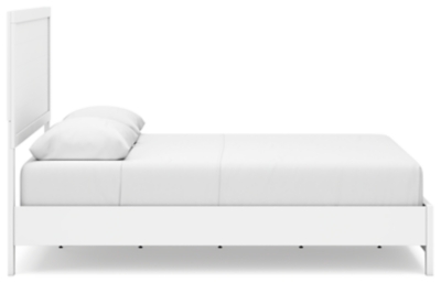Binterglen California King Panel Bed, White, large